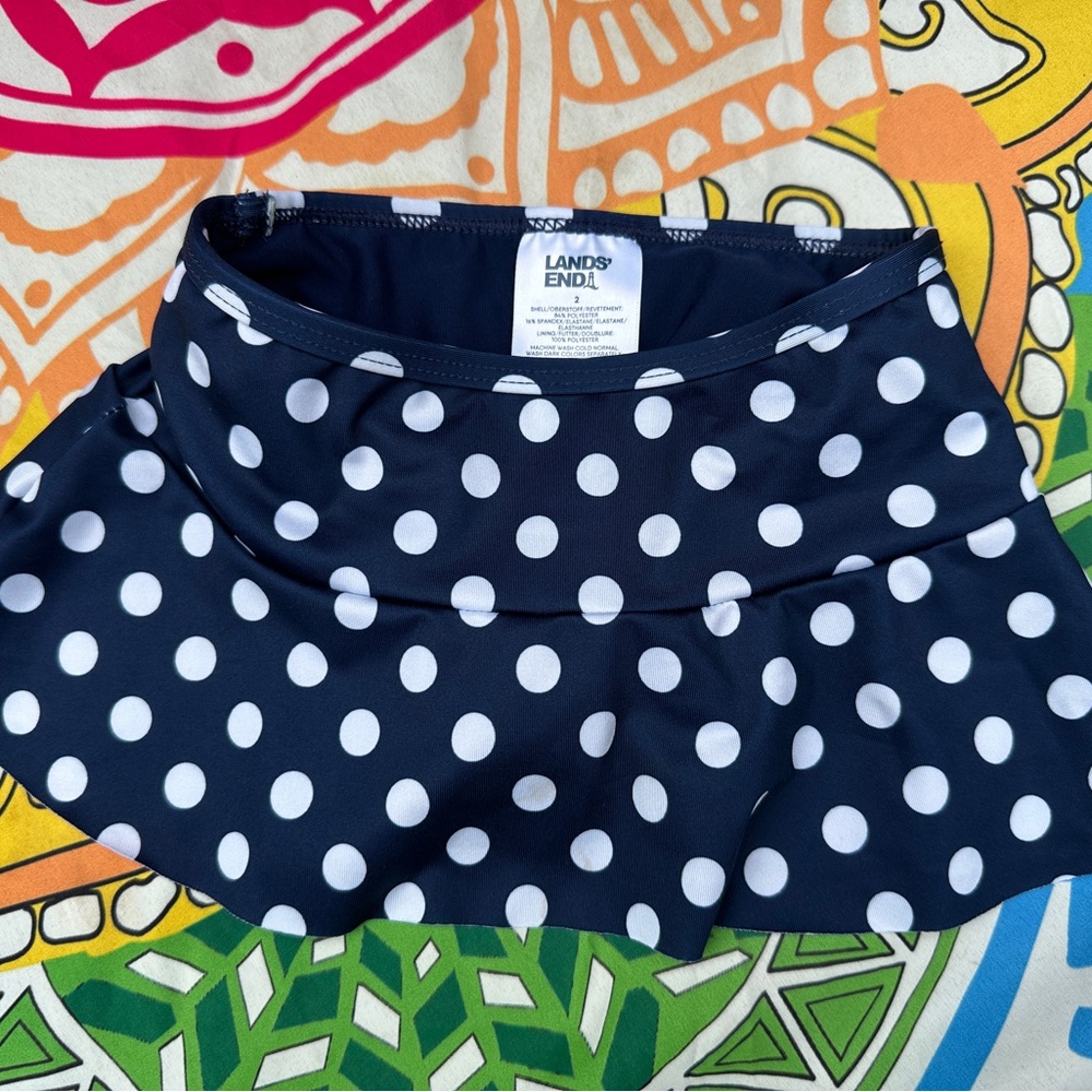 Lands' End 2T Swim Skirt